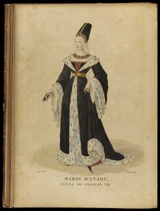 Maria Anjou, królowa Francji, koniec XVIII wieku.