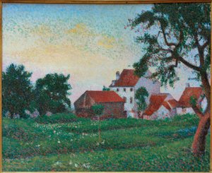 Dom rodziny Fourmarier w La Hulpe autorstwa Georges Lemmen