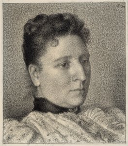 Portrait of Anna Boch autorstwa Georges Lemmen