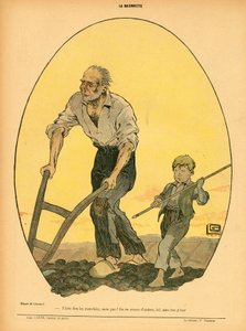 La Baionnette, satyra w kolorach autorstwa Georges Leonnec