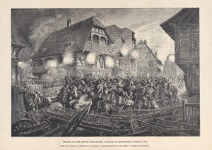 Szarża dziewiątego kirasjerów, wieś Morsbronn, 6 sierpnia 1870, 1874-1900. autorstwa Georges Léon Alfred Perrichon