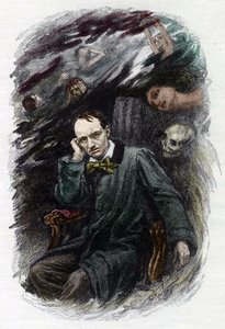 Portret francuskiego poety Charlesa Baudelaire