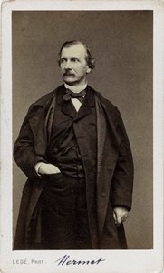 Portret kompozytora Auguste Mermeta 1810-1889. autorstwa Georges Mathurin Legé