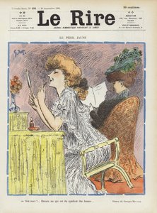 Żółte niebezpieczeństwo. Ilustracja do Le Rire