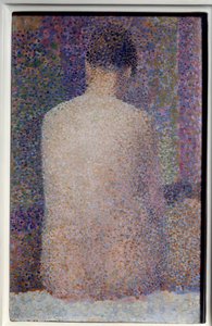 Powrót Obraz układania autorstwa Georgesa Seurata (1859-1891) 1887 Nd. 0,24x1,55 m Paryż, musee d