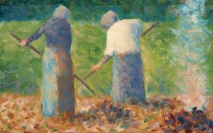 Sianokosy w Montfermeil, ok. 1930 r. 1882. autorstwa Georges Pierre Seurat