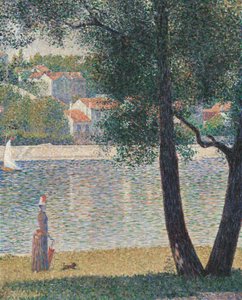 Sekwana w Courbevoie, 1885. autorstwa Georges Pierre Seurat