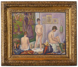 Les Poseuses, Ensemble (mała wersja) autorstwa Georges Pierre Seurat