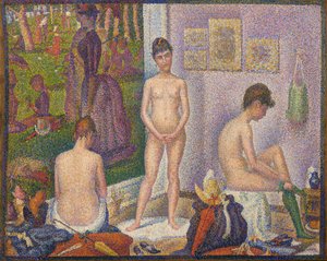 Les Poseuses, Ensemble (mała wersja) autorstwa Georges Pierre Seurat
