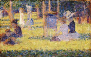 Studium dla La Grande Jatte, 1884-1885. autorstwa Georges Pierre Seurat