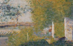 Most w Bineau. autorstwa Georges Pierre Seurat