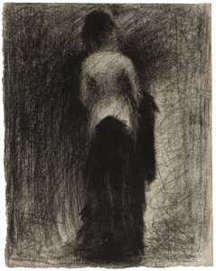 Promenada, ok. 1882 r. autorstwa Georges Pierre Seurat
