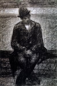Włóczęga, ok. 1880-1891 autorstwa Georges Pierre Seurat