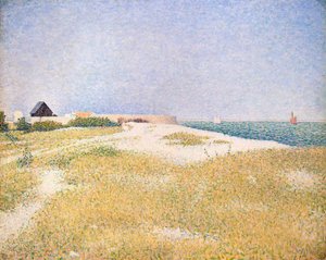 Widok na Fort Samson, 1885. autorstwa Georges Pierre Seurat