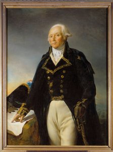 Portret Francois Christophe Kellermanna (1735-1820), księcia Walmy, generała naczelnego armii Mozeli Obraz Georgesa Rougeta (1784-1869) 1792 wym. 1,35 x 1 m² autorstwa Georges Rouget