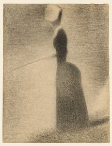 Kobieta łowiąca ryby autorstwa Georges Seurat