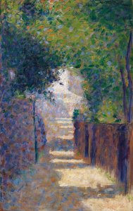 Rue St. Vincent na wiosnę, ok. 1884 r. autorstwa Georges Seurat