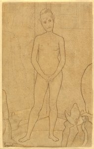 Studium po „Modelkach” autorstwa Georges Seurat