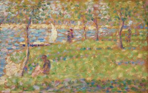 Studium do „La Grande Jatte” autorstwa Georges Seurat