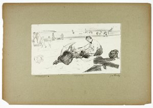 Na plaży autorstwa Georges William Thornley