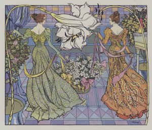 Festiwal Lilii w Stanach Zjednoczonych autorstwa Georges de Feure