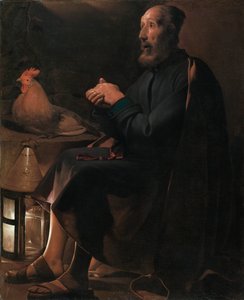 Święty Piotr skruszony autorstwa Georges de La Tour