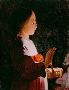 Młoda Dziewica Maryja autorstwa Georges de La Tour