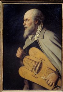 Stary człowiek. Obraz Georgesa De La Toura (1593-1652) autorstwa Georges de La Tour