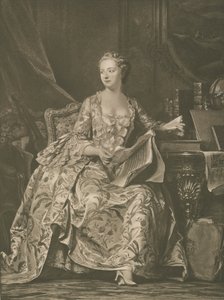 Madame de Pompadour autorstwa Georges de la after Tour