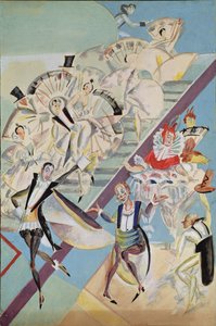 Scenografia do operetki Girofle-Giroflia Ch. Lecocq, 1922 autorstwa Georgy Bogdanovich Yakulov