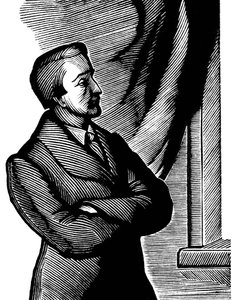 Heinrich Heine, XIX-wieczny poeta niemiecki, 1934. autorstwa Georgi Yecheistov