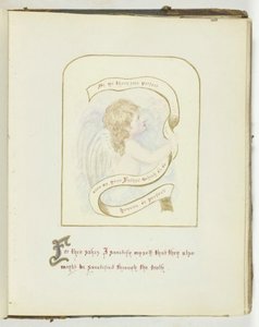 Bez tytułu [cherub z tekstem religijnym], 185568.