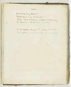 Bez tytułu [strona tekstu odnoszącego się do Broadlands], 1868.