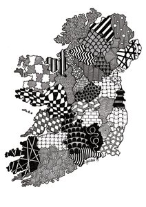 Irlandia, 2015 (tusz na brystolu)