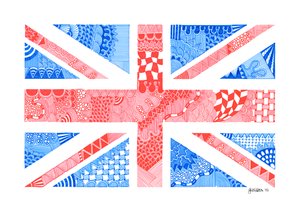 Union Jack, 2015 (tusz na brystolu)