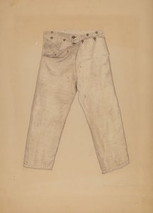 Bryczesy samodziałowe autorstwa Georgine E. Mason