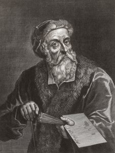 Tycjanowski. Portret. (wydrukować) autorstwa Gerard (after) Edelinck