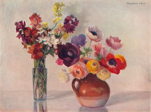 Anemony i Wallflowers, ok. 1909 r.