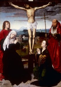 Ukrzyżowanie, początek XVI wieku autorstwa Gerard David