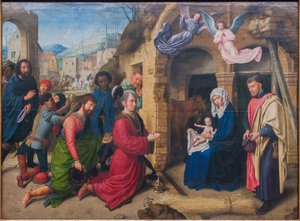 Die Anbetung der Könige (kopia za Hugo van der Goesem) Pokłon Trzech Króli autorstwa Gerard David
