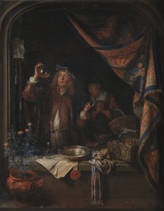 Wizyta u lekarza autorstwa Gerrit Dou
