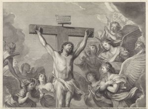 Chrystus na krzyżu autorstwa Gérard Edelinck