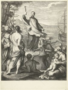 Święty Franciszek Ksawery autorstwa Gérard Edelinck