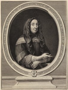 Portret Madeleine de Lamoignon autorstwa Gérard Edelinck
