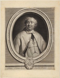 Portret Nicolasa Parfaicta autorstwa Gérard Edelinck