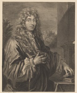 Portret Christiaana Huygensa autorstwa Gérard Edelinck