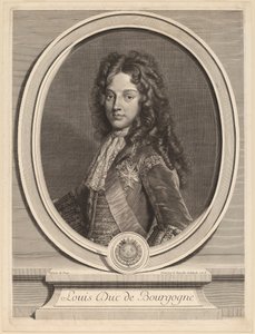 Ludwik, książę Burgundii autorstwa Gerard Edelinck after François de Troy