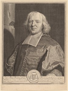 Jacques Benigne Bossuet autorstwa Gerard Edelinck after Hyacinthe Rigaud