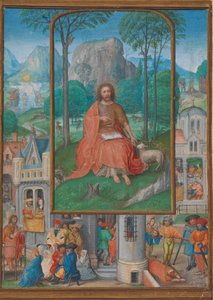 Iluminacja rękopisu ze scenami z życia św. 1515.