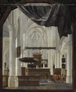 Wnętrze Sint Gertrudiskerk w Bergen op Zoom